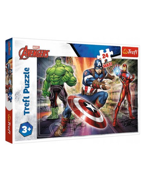 Puzzle Trefl Marvel Avengers 24 maxi pcs (3+ years)