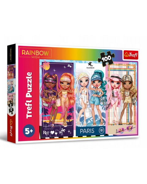 Παζλ Trefl Rainbow High 100τμχ (5+ ετών)