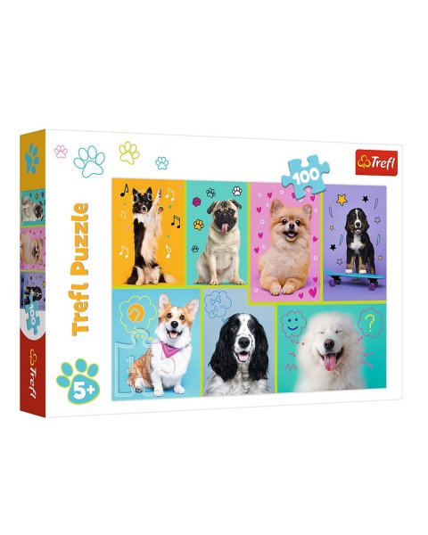 Puzzle Trefl Dogs 100pcs (5+ years)