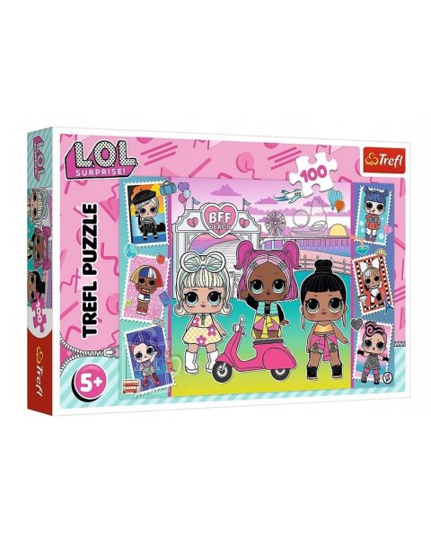 Puzzle Trefl L.O.L. Surprise 100pcs (5+ years)