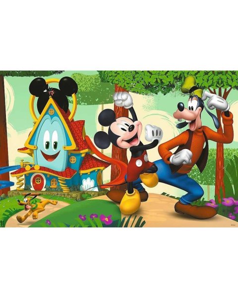 Παζλ Trefl Disney Mickey super maxi double-sided 24τμχ (3+ ετών)