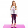 Leggings velour with glitter pattern (6-16 years)