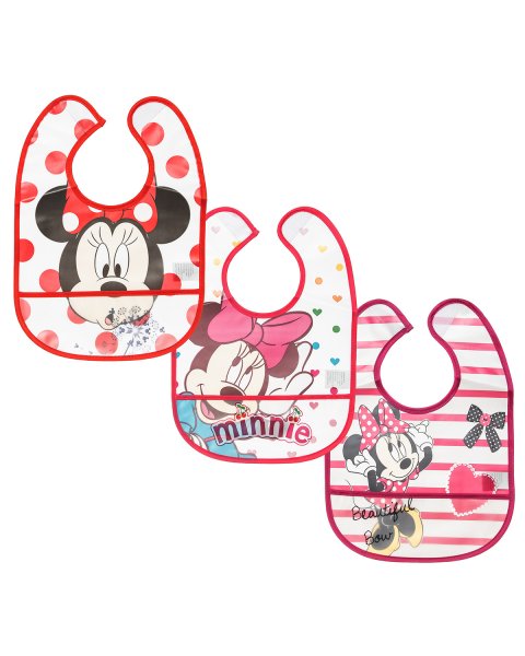 3-pieces bib set Disney Minnie Mouse