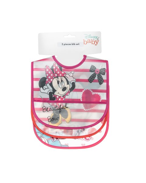 3-pieces bib set Disney Minnie Mouse