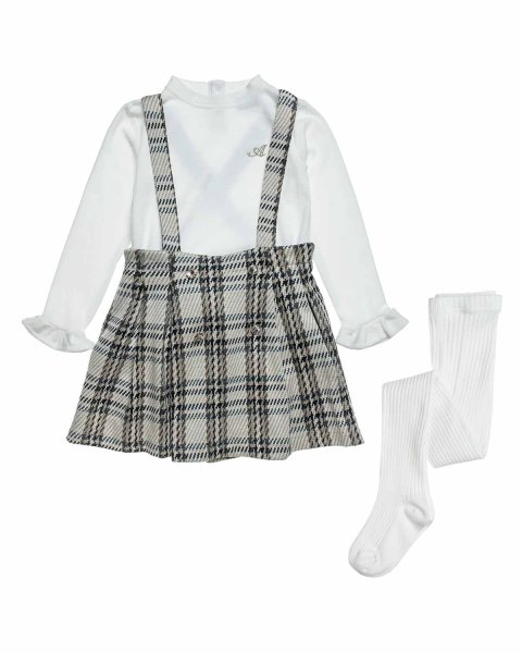 Set skirt, long sleeve top anfd tights (12 months-5 years)