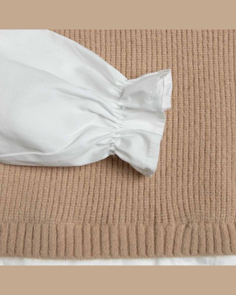 Set shirt with knitted top, shorts and tights (12 months-5 years)