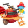 Figure Smurf with fire truck (3+ years)
