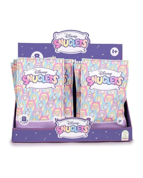 Λούτρινο Μπρελόκ Disney Snuglets 15εκ. σε φακελάκι έκπληξη - 9 σχέδια
