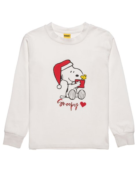 Πυτζάμα Snoopy με ανάγλυφα γράμματα (18 μηνών-12 ετών)