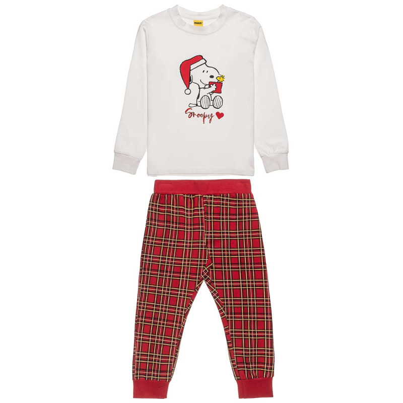 Pajamas Snoopy with embossed letters (18 months-12 years)