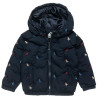 Jacket with ebroideries and eco fur lining (12 months-5 years)