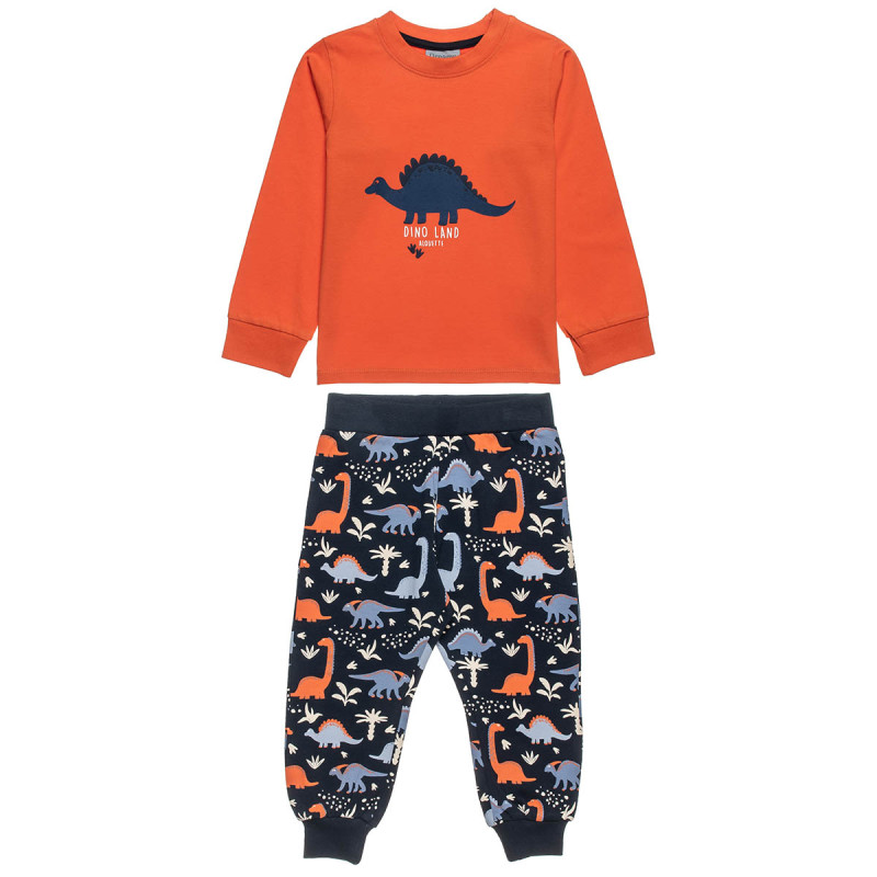 Pajamas dino with embossed design (18 months-8 years)