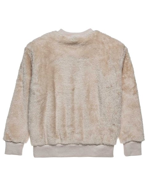 Eco fur top with sequins (6-16 years)