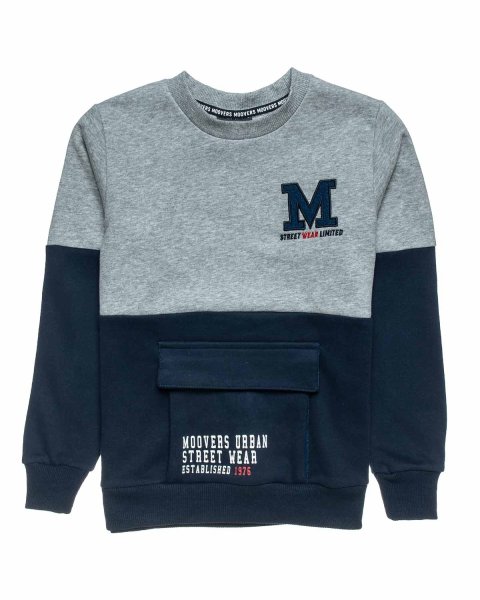 Tracksuit cotton fleece blend Moobers with emboidery (6-16 years)