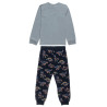 Pajamas dino with embossed design (6-14 years)