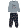 Pajamas dino with embossed design (6-14 years)