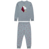 Pajamas unicorn with embossed design (6-14 years)