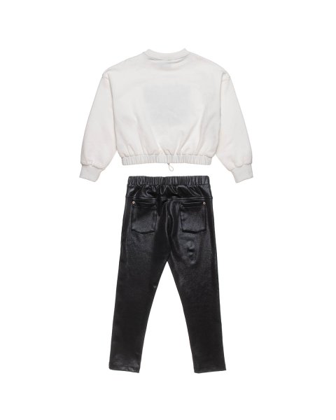 Set Moovers top and eco leather leggings (6-16 years)