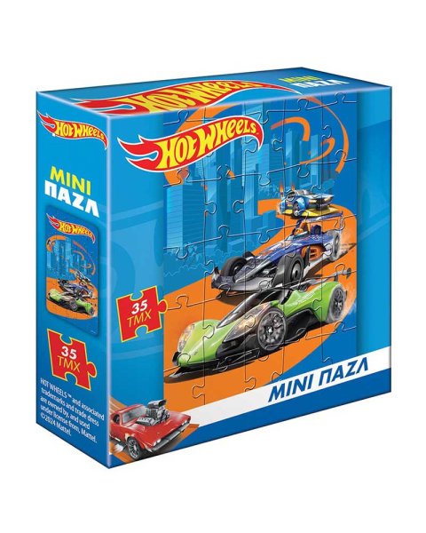 Puzzle mini 35pcs Hot Wheels