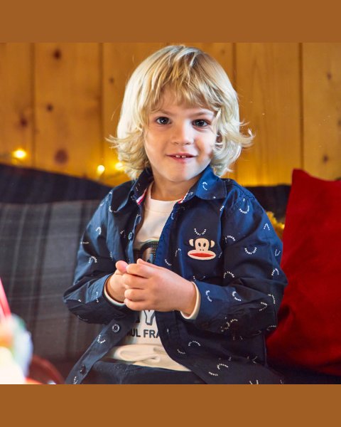 Shirt Paul Frank with embroidery and all over pattern (12 months-5 years)