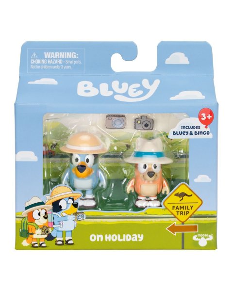 2 Figure Bluey 6cm and Accessories (3+ years)