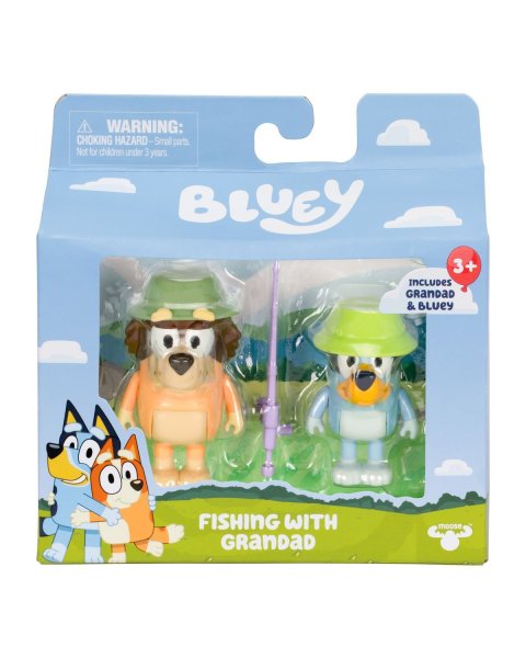 2 Φιγούρες Bluey 6εκ. and Αξεσουάρ (3+ ετών)