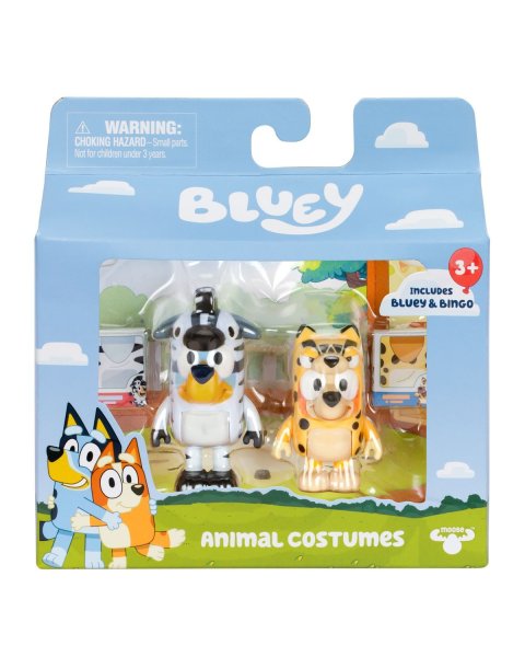 2 Figure Bluey 6cm and Accessories (3+ years)
