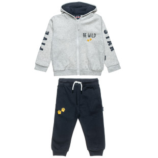 Tracksuit cotton fleece blend Five Star with print (12 months-5 years)