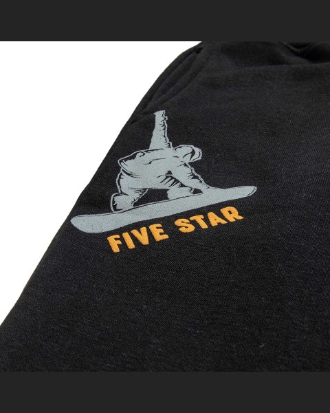 Tracksuit cotton fleece blend Five Star with embossed design (6-14 years)