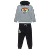 Tracksuit cotton fleece blend Five Star with embossed design (6-14 years)