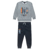 Tracksuit cotton fleece blend Five Star with embossed details (6-14 years)