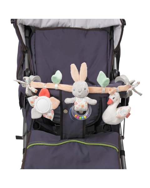 Plush pram chain Fehn pink (0+ months)