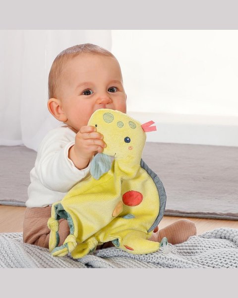 Πανάκι παρηγοριάς δαχτυλόκουκλα Fehn Happy Dino (0+ μηνών)
