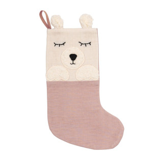 Santa Claus Boots Polar Bear rose Kikadu organic cotton