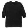 Dress cotton fleece blend with shiny embroidery (6-14 years)