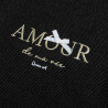 Dress cotton fleece blend with shiny embroidery (6-14 years)