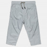 Pants with an elasticized drawstring waistband (12 months-5 years)