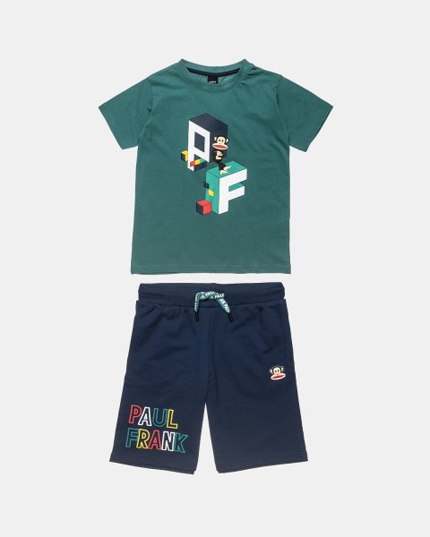 Set Paul Frank with embossed print and shorts (12 months-5 years)