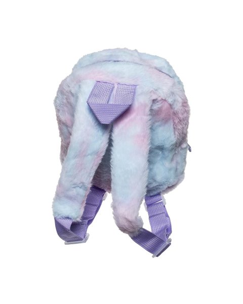 Backpack unicorn with fluffy texture and glitter
