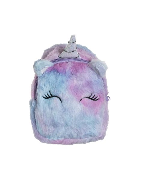 Τσαντάκι χιαστί μονόκερος με χνουδωτή υφή και glitter