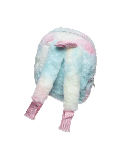 Backpack unicorn with fluffy texture and glitter