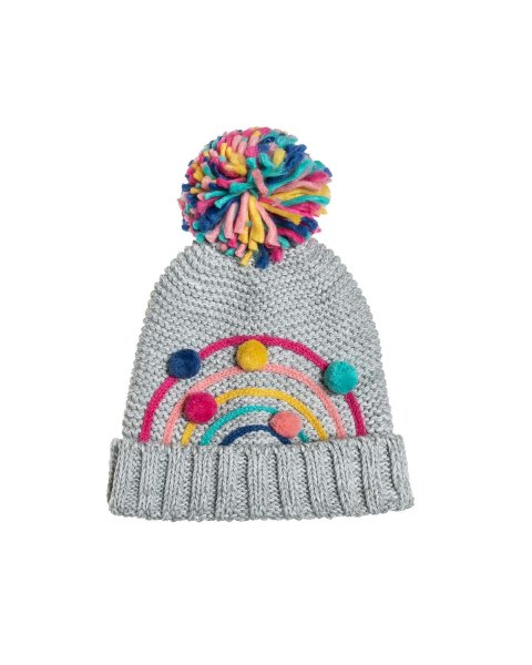 Beanie with pom pon one size (1-8 years)