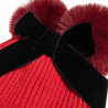Beanie knitted with pom pon one size (1-6 years)