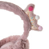 Fluffy Earmuffs with glitter crown (5-10 years)