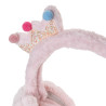Fluffy Earmuffs with glitter crown (5-10 years)
