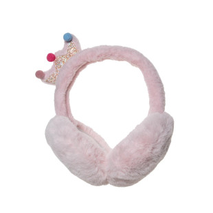Fluffy Earmuffs with glitter crown (5-10 years)