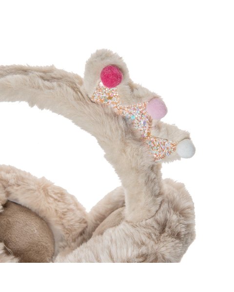 Fluffy Earmuffs with glitter crown (5-10 years)