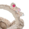 Fluffy Earmuffs with glitter crown (5-10 years)