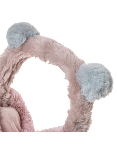 Fluffy Earmuffs with pom pon (5-10 years)
