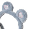 Fluffy Earmuffs with hearts (5-10 years)